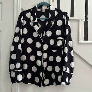Victoria’s Secret Polka Dot PJ Top